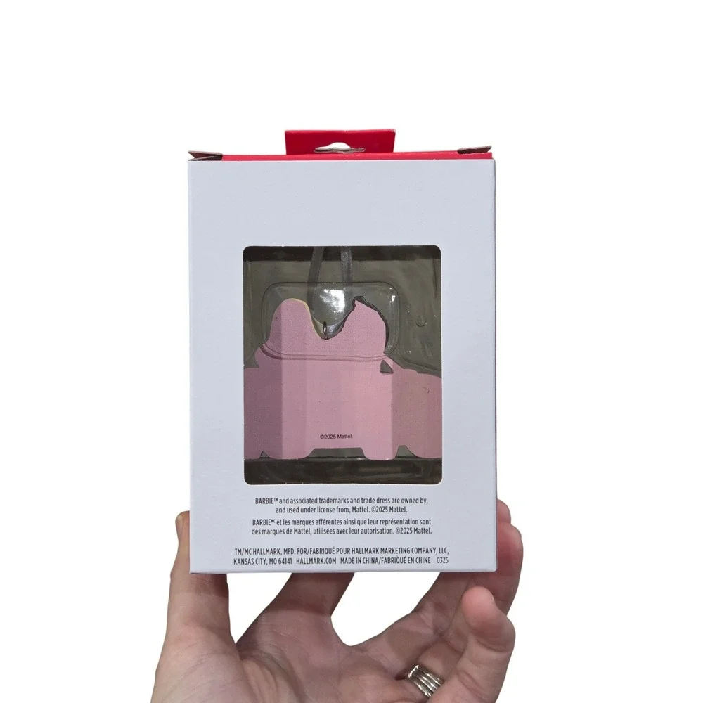 Hallmark Barbie Christmas Ornament‎ Pink Convertible Mattel 2025
